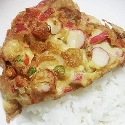 ข้าวไข่เจียวปูอัด