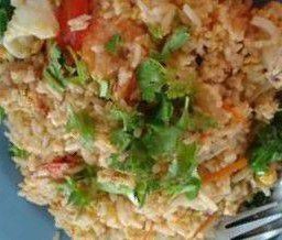 ข้าวผัดไข่ หมู