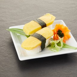 ข้าวปั้นหน้าไข่หวาน Tamako yaki nigiri sushi
