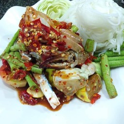 ตำปลาร้าปูม้า