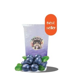 ชาใต้หวันบลูเบอรี่ blueberry taiwan milk tea