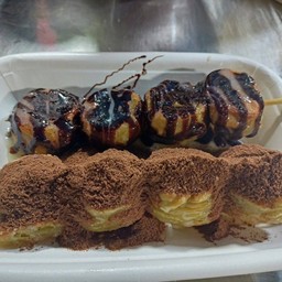 โรตีกุหลาบหน้าช็อกกุหลาบหน้าโอวัลติน