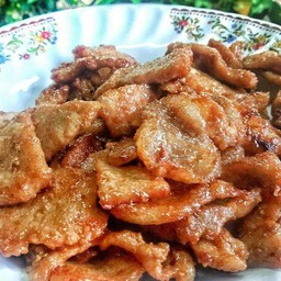 ข้าวทอดน้ำปลา[เลือกเนื้อสัตว์ได้ค่ะ]