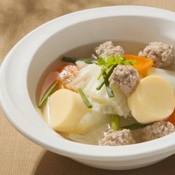 แกงจืดเต้าหู้หมูสับ (กับข้าว)