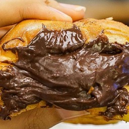 นูเทลล่า Nutella + ขนมปังเตาถ่าน สูตรโบราณ