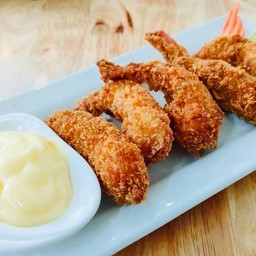 13.กุ้งชุบเกร็ดขนมปัง Deep Fried Shrimp