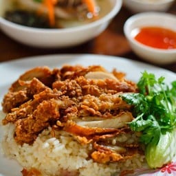 ข้าวมันไก่ทอด ธรรมดา