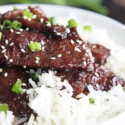 ข้าวหน้าเนื้อเค็ม