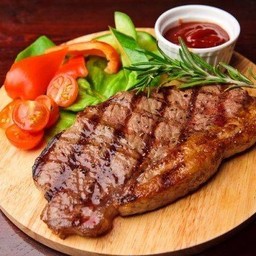 สเต็กเนื้อสันนอก