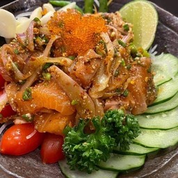 ก้อยปลาแซลมอน