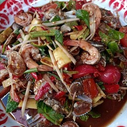 เกากุ้งสุกหอยแครง