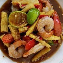 ตำหน้อไหม้กุ้งสุก