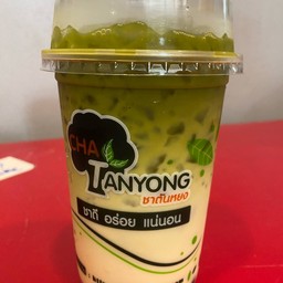 นมสดทุเรียนชาเขียว