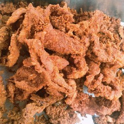 หน้งไก่ทอด