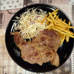 สเต็ก สันคอหมู