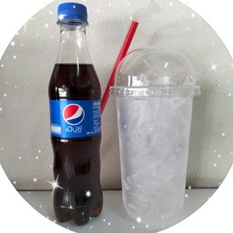 เป๊ปซี่ขวด 640 ml + น้ำแข็ง
