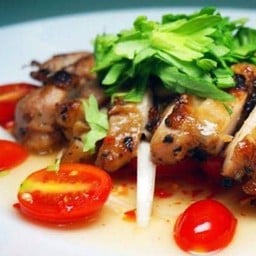 ข้าวยำไก่ย่างพริกสด(ใช้ข้าวหอมมะลิ)