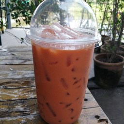 ชานมเย็น สีส้ม