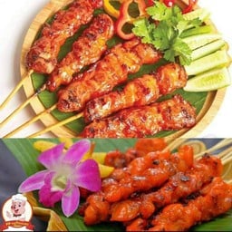 ร้านหมูปิ้งนมสด ไก่ย่าง  นันทวัน