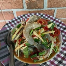 ส้มตำติดปาก x ข้าวไข่เจียวxกระเพาหมู69-69-69