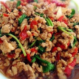 กะเพราทะเลราดข้าว