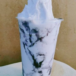 บลูเบอร์รี่ลาวานมสดปั่น