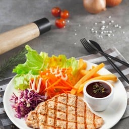สเต็กหมูBBQ