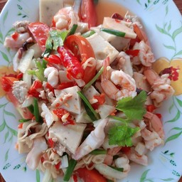 ร้านต้นมะพร้าวอาหารตามสั่ง&ลูกชิ้นทอด