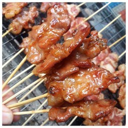 หมูปิ้งหอมๆเตาถ่าน
