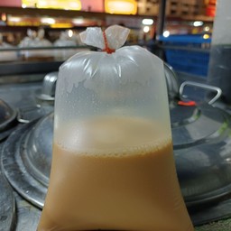 น้ำเต้าหู้ชาไทยนมสด