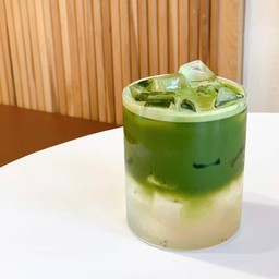 มัทฉะน้ำช่อดอกมะพร้าว