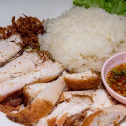 ข้าวเหนียวไก่ทอด