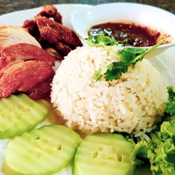 ข้าวมันไก่ทอด