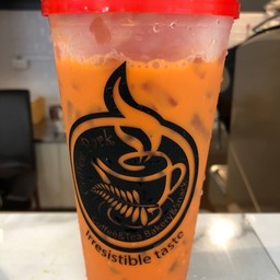 ชาไทยลาเต้เย็น