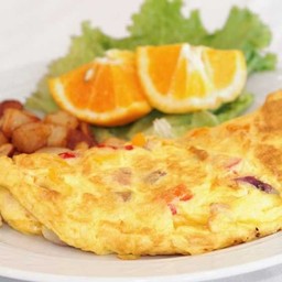 กับข้าว-ไข่เจียว(เลือกเนื้อสัตว์ด้านใน)