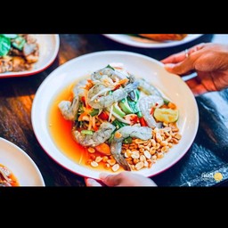 ตำกุ้งสด
