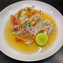 ยําวุ้นเส้นหมูสับ
