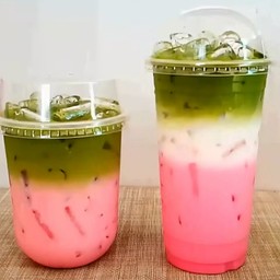 ชาเขียว-นมชมพู