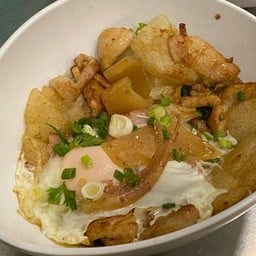 อบรวม ไก่+แฮม+หมึก