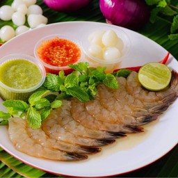 กุ้งแก้วแช่น้ำปลา