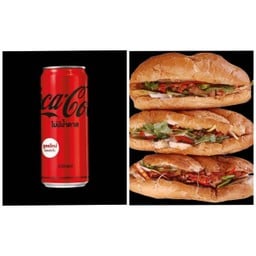 ชุดบั๋นหมี่ + Coke Zero