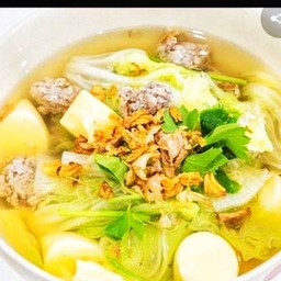 แกงจืดเต้าหู้หมูสับ