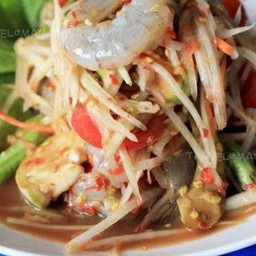 ตำกุ้งสด