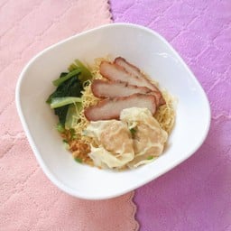 บะหมี่+เกี๊ยวกุ้ง หมูแดง