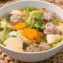 ต้มจืดเต้าหู้หมูสับ