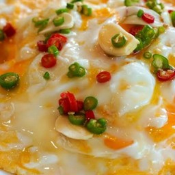 ไข่ยู่ยี่ราดข้าว