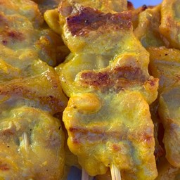 หมูสเต๊ะ ตลาดนัดหัวนา