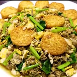 เต้าหู้ไข่ผัดคื่นฉ่าย