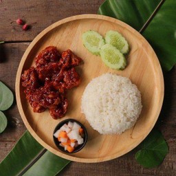 ข้าวไก่ซอสเกาหลี