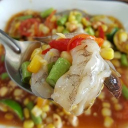 ตำข้าวโพดกุ้ง